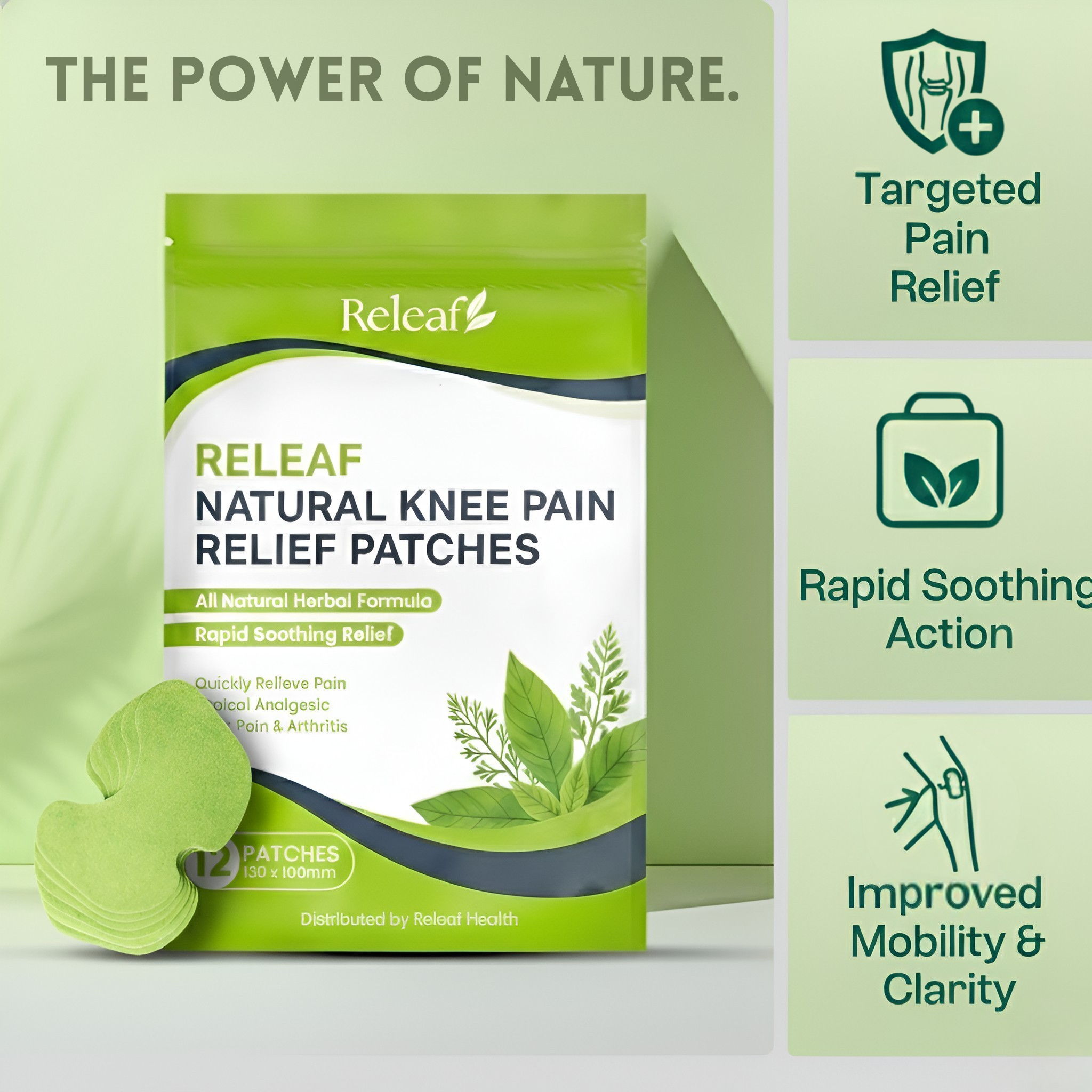Releaf Herbal Knee Patches