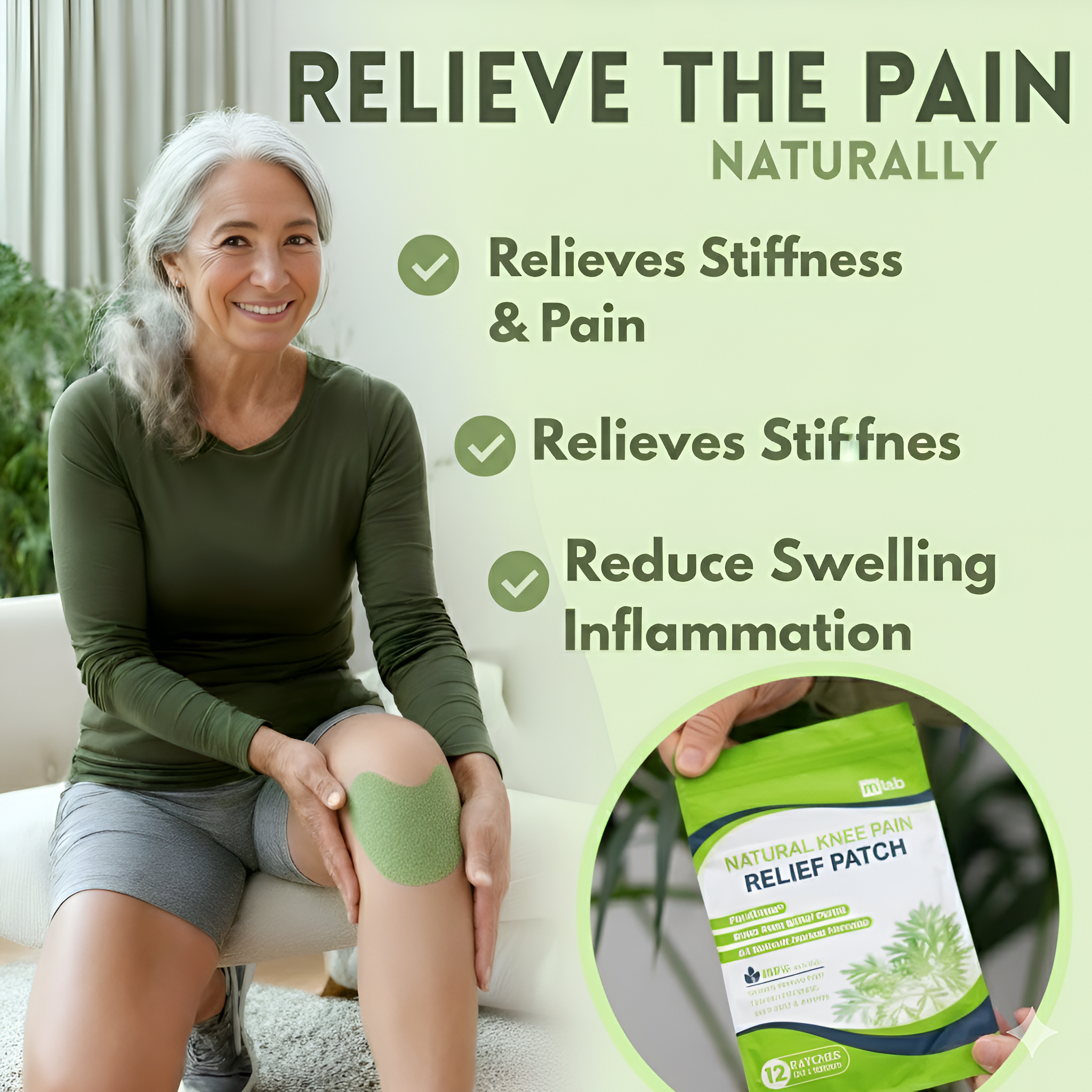Releaf Herbal Knee Patches